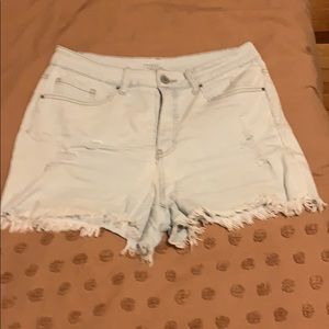 High Waisted Denim Shorts